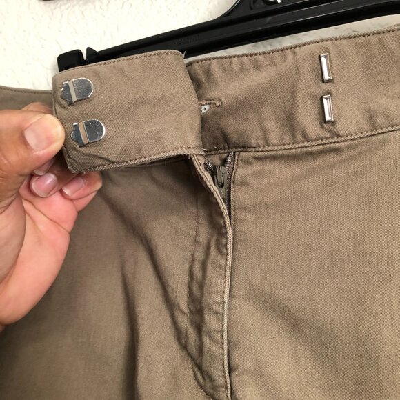 Nike Golf Dri-Fit Brown Golf Shorts Women's 4 Cotton Blend Modest Inseam Long - Picture 4 of 10